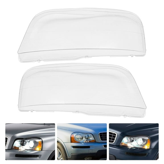 For 2006-2014 Volvo XC90 Car Headlight Lens Replacement Cover Lampshade Pair