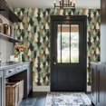 thumbnail image 3 of Peel and Stick Wallpaper Forest Tree Green Brown Neutral Tones Wall Mural 17.7in x 9.8ft Self Adhesive Removable Wall Paper Renter Friendly Wallpaper for Nursery Bedroom Cabin Decor, 3 of 8