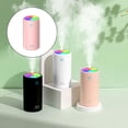 thumbnail image 4 of Mini humidificadores portátiles, humidificador de escritorio personal con luz de colorida, 2 modos de niebla, apagado automático, Rosado BLESIY Mini humidificador, 4 of 7