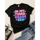 thumbnail image 1 of Black Round Neck Short Sleeve Youth T-Shirt. Colorful Font "iN MY Third Grade eRa", with Smileys, Hearts, Stars, Casual Style, 100% Cotton, Non-Deformable, easy to Care for, for Daily Wear, 1 of 6