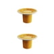 thumbnail image 4 of Cateissary Colador de drenaje Filtro Colector de pelo Reemplazo del tapón doméstico Amarillo Amarillo 2Conjunto, 4 of 6