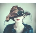 thumbnail image 2 of Russocka, Magdalena 13x12 Black Ornate Wood Framed with Double Matting Museum Art Print Titled - Pheasant, 2 of 4