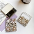 thumbnail image 4 of for Samsung Galaxy Z Flip 3 5G Case,Luxury Bling Diamond Rhinestone Gemstone 3D Perfume Bottle and Flower Gemstone Soft TPU Back Cover Case for Women Girls with Galaxy Z Flip 3 5G (2021), 4 of 5