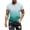 Light Blue, variant on SwiftWear Mens Fashion Shirts Short Sleeve Round Neck Mens T-Shirts Workout Shirts for Men Summer Beach Casual Short Sleeve, Green-L