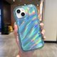 thumbnail image 1 of Funda de teléfono transparente con patrón de onda 3D, protección de Airbag de doble capa, adecuada para iPhone 14, 13, 12, 11 Pro Max, XS, X, XR, 8, 7 Plus, 1 of 4
