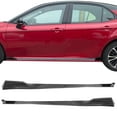 thumbnail image 2 of Ikon Motorsports Side Skirts Compatible With 2025-Up Toyota Camry Hybrid SE/XSE TRD Style Left Right Rocker Panel Extension Carbon Fiber Print 4PCS, 2 of 7