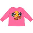 thumbnail image 3 of Inktastic Number Three Race Car Boys or Girls Long Sleeve Toddler T-Shirt, 3 of 5