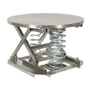 Vestil Manufacturing SST-45-PSS-ST Spring Scissor Table Partial Stainless Steel Solid, 4500 lbs
