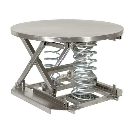 Vestil Manufacturing SST-45-PSS-ST Spring Scissor Table Partial Stainless Steel Solid, 4500 lbs