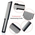thumbnail image 3 of 8'' Fl Fade Comb with Medium with an Handle for Orange, 3 of 8