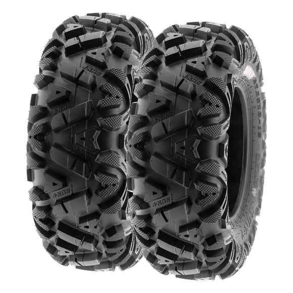 SunF 28x9-12 ATV UTV 28x9x12 All Terrain Tires 6 PR A033 POWER I - PAIR of 2