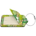thumbnail image 2 of Disketp 2 Pcs Luggage Tag For Suitcase,Cartoon Frog Leather Baggage Tag With Stainless Steel Loop Privacy Cover For Women Men Girls, 2 of 5