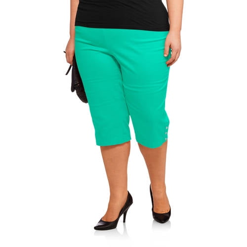 amazon ladies stretch capris