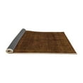 thumbnail image 2 of Ahgly Company Indoor Square Abstract Orange Modern Area Rugs, 3' Square, 2 of 4