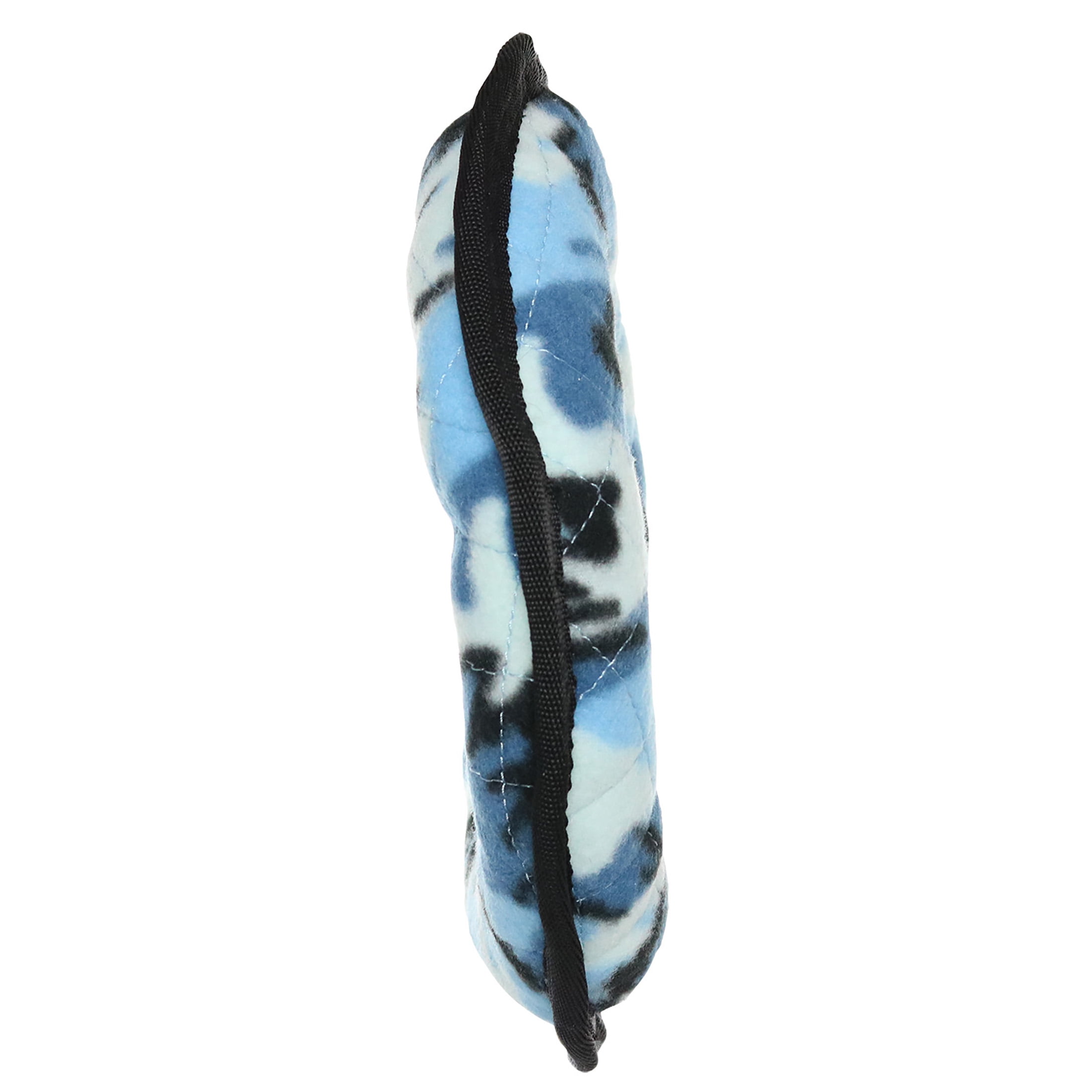 Tuffy Ultimate Ring Camo Blue Durable Plush Squeaky Dog Toy