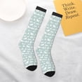 thumbnail image 4 of Daiia Sports Socks White Swan Printed Novelty Crew Socks for Men Women Knee High Socks Cotton Socks Soft & Breathable Support Unisex Socks, 4 of 9