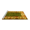 thumbnail image 2 of Ahgly Company Machine Washable Indoor Rectangle Persian Yellow Traditional Area Rugs, 8' x 12', 2 of 4