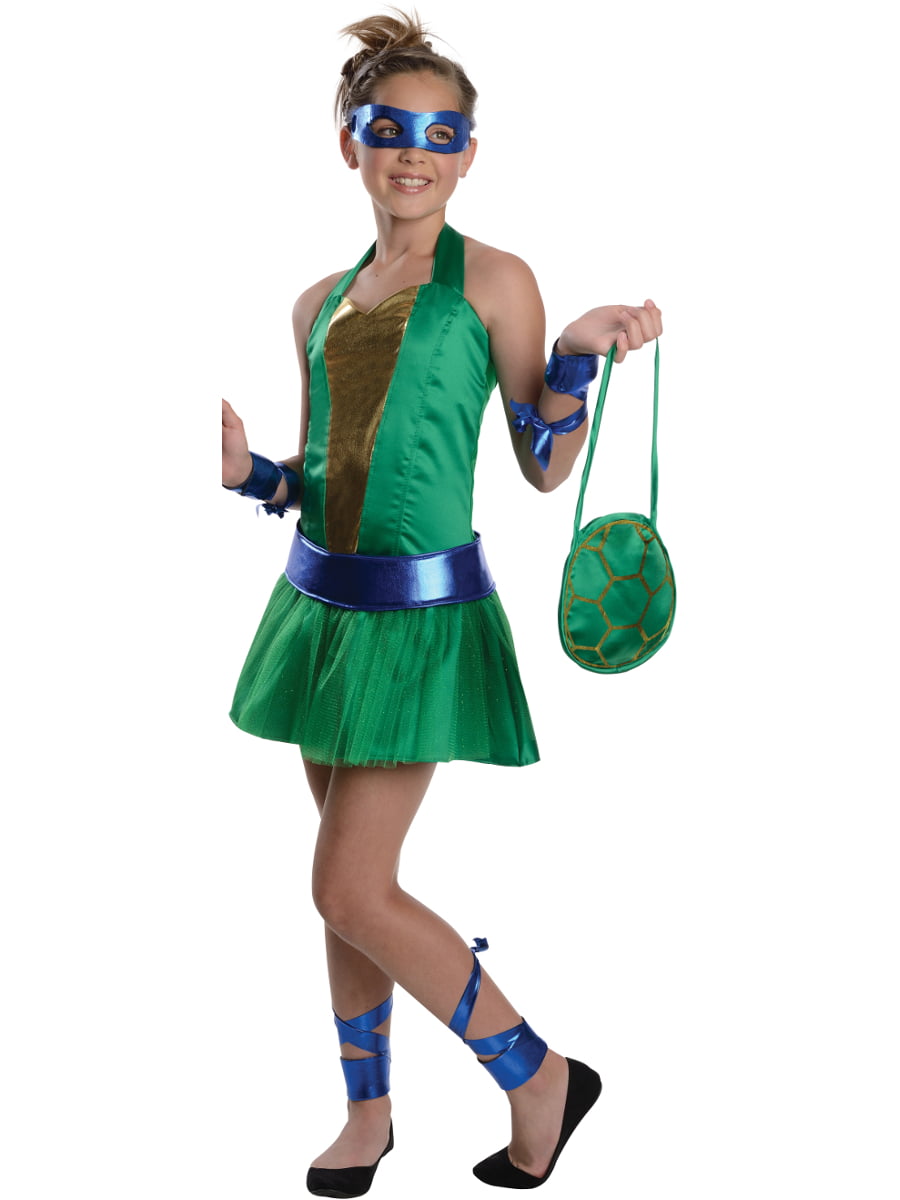 Brand New Ninja Turtles Leonardo Tutu Girls Child Costume.