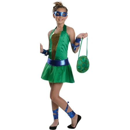 Girls Tween Teenage Mutant Ninja Turtles Leonardo Costume