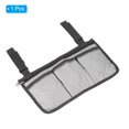 thumbnail image 3 of Uxcell Chair Armrest Organizer, Beach Chair Hanging Storage Pouch with 4 Pockets, Grey, 3 of 6