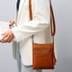 thumbnail image 5 of 1pc Retro PU Crossbody Bolsa Bolsa de hombro Cremallera Cross Body Body Body for Girl (Brown), 5 of 6