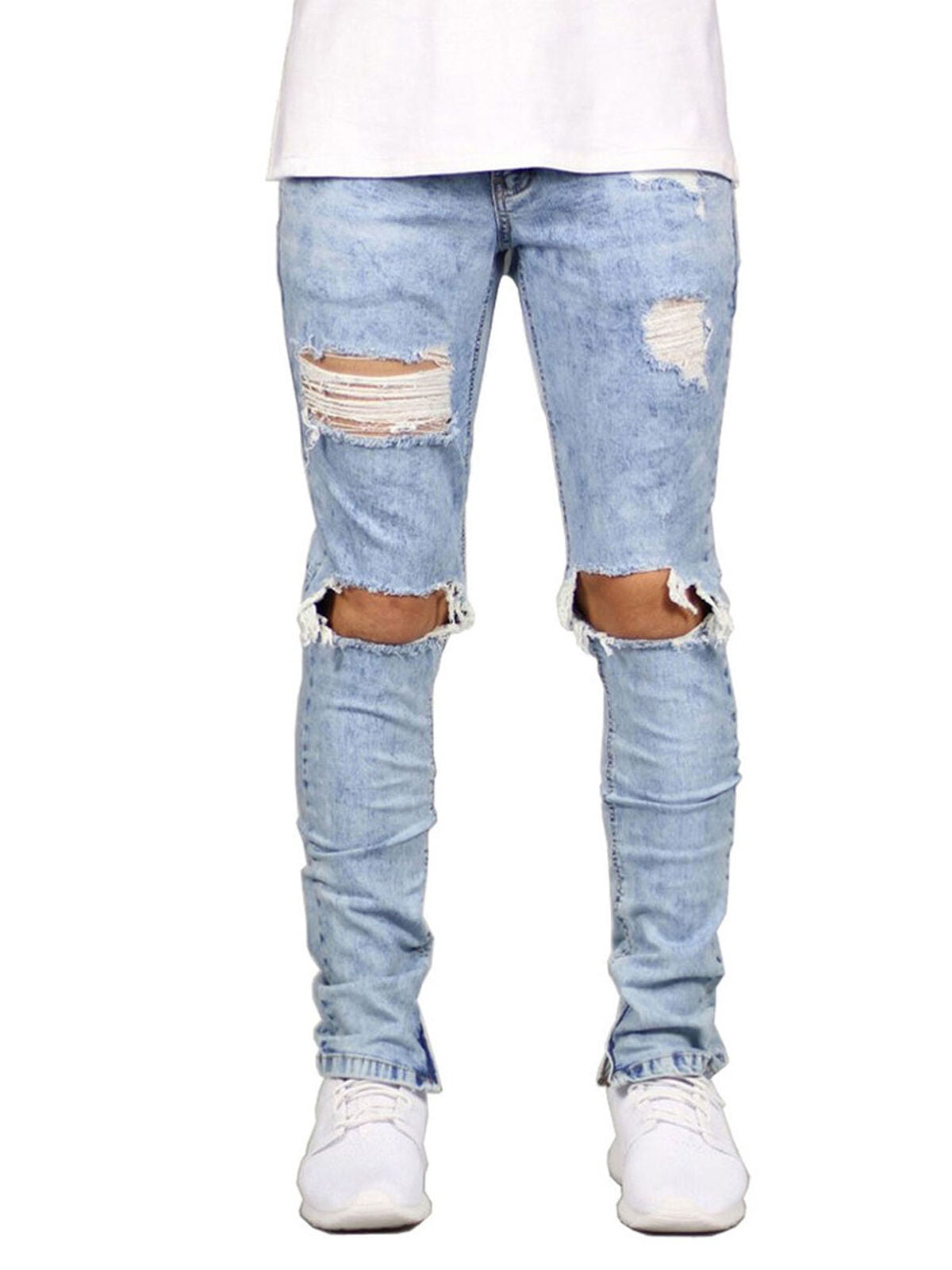 mens skinny jeans with zippers