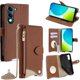 thumbnail image 1 of For vivo Y29s 5G Y04 4G Wallet Case Fishtail Design Leather Phone Cover with Mirror Stand Strap - Gr, 1 of 5