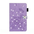 thumbnail image 7 of iPad Mini 4 Case, Allytech Emboss Butterfly Dianmond PU Leather Cover Folio Case Stand with Cash Card Slots & Strong Magnetic Clasp for iPad Mini 4 7.9 inch Display, Purple, 7 of 7