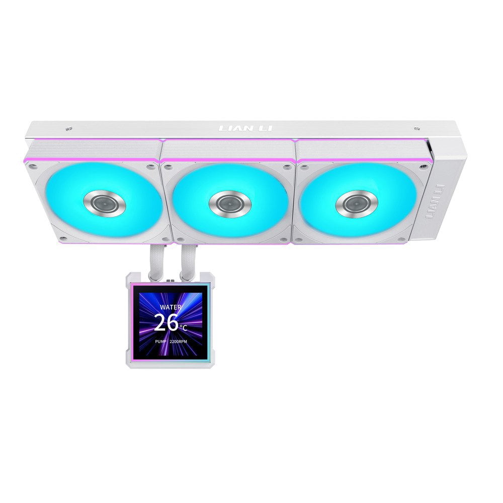 Lian Li HS2LCDS36CW Hydroshift II-S 360CL 360mm ARGB Liquid CPU Cooler White