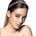 thumbnail image 3 of Women's Headband Fashionable Crystal Rhinestone Beads Handmade Crystal Hair Band Rhinestone Headband, 3 of 10
