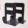 thumbnail image 3 of 1 Pair of Books Classification Folders Creative Music Note Shaped Bookends Book Stands Book Organizer School Office Supplies (Random Color), 3 of 8