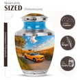 thumbnail image 2 of JAGASY Car Unique Urns for Human Ashes - 10 Inch Memorial Urn and 4 Keepsakes for Ash 3 Inch - Miniature Urns for Ashes Small - Blue Sky Urn for Adult Male & Female, 2 of 7
