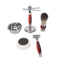 thumbnail image 3 of Kit de cuenco manual para barba Kit de cepillo para cuenco para barba retro con soporte de aleación Jabón para recortar para hombres, 3 of 10
