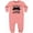 Mauve, variant on Boxer Like Daddy Boxing Baby Fleece Romper