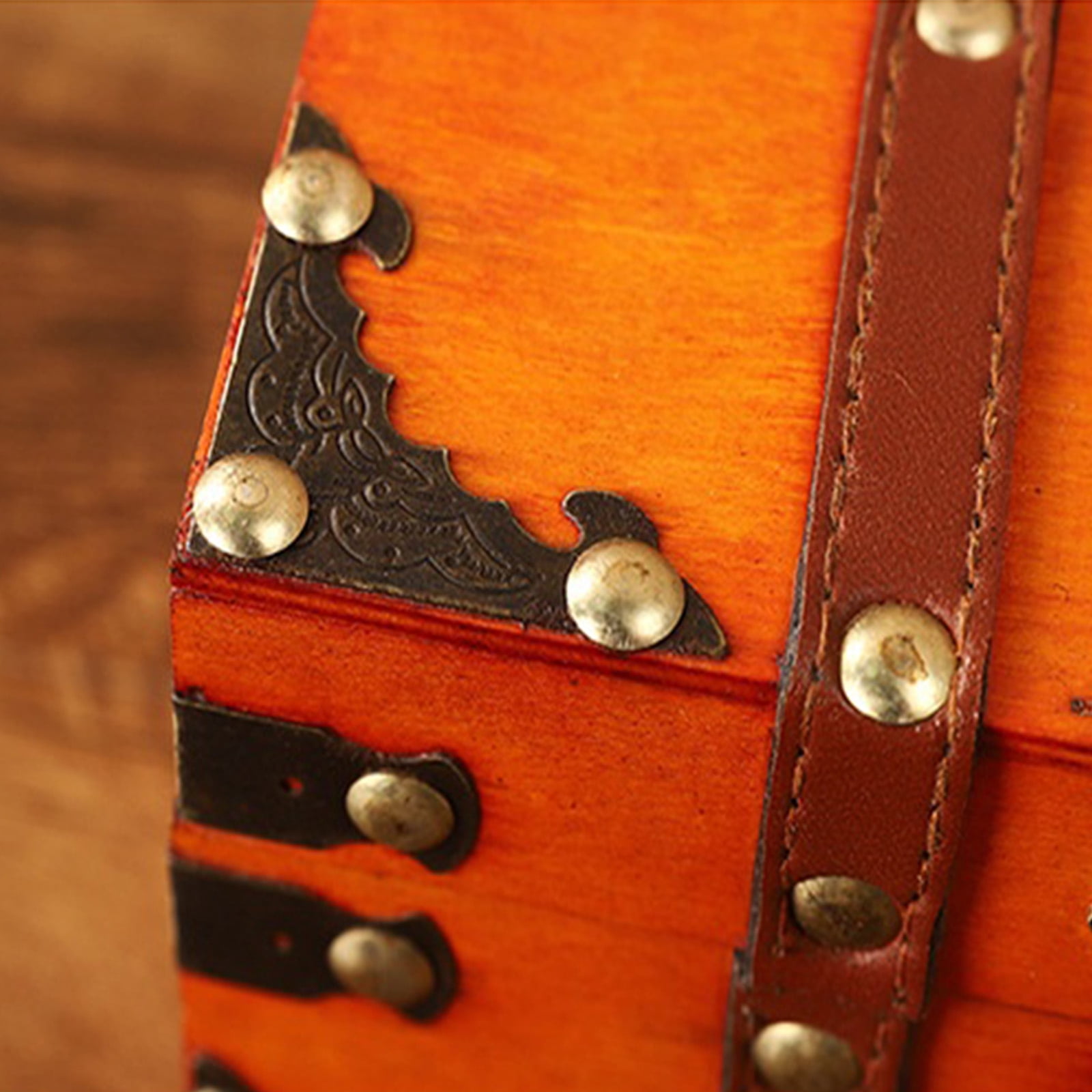 Decorative Storage Box With Metal Mechanism For Jewelry Photos Memorabilias Secure Combination Lock Wooden Chest