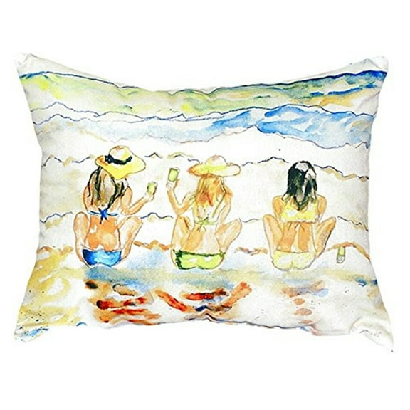 Betsy Drake NC608 16 x 20 in. Bottoms Up No Cord Pillow