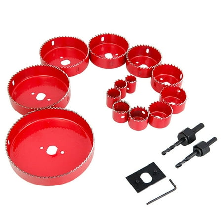 

Home Tools Clearance Hole Saw Set 19-127 Mm Wooden Metal Drilling And Coring Knife Hole Saw Bit