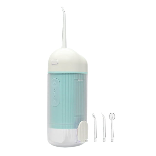 1 Set 300mL Water Flosser Waterproof Remove Stone Tooth Stain Removal Stretchable Long Endurance Intelligent Water Oral Irrigator Flosser Bathroom Supply