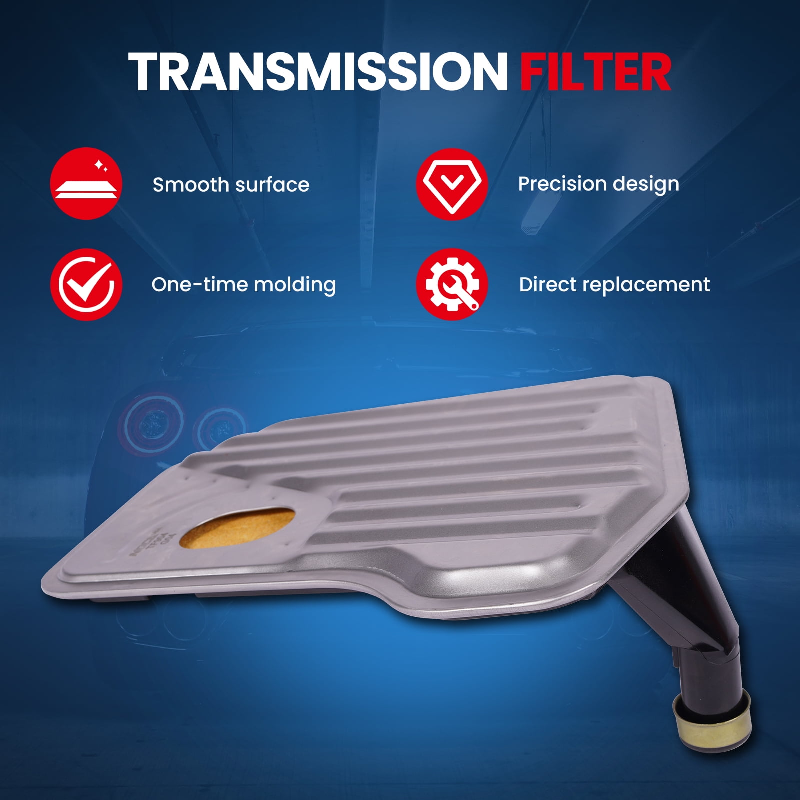 MOCA AUTOPARTS Automatic Transmission Filter Kit Fit for 1996-2014 GMC Savana 1500 & 1999-2013 GMC Sierra 1500 & 1994-2009 GMC Yukon