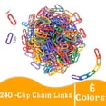 thumbnail image 2 of Eslabón de cadena RAINBOW TOYFROG de Math Manipulatives con 240 eslabones, 2 of 7