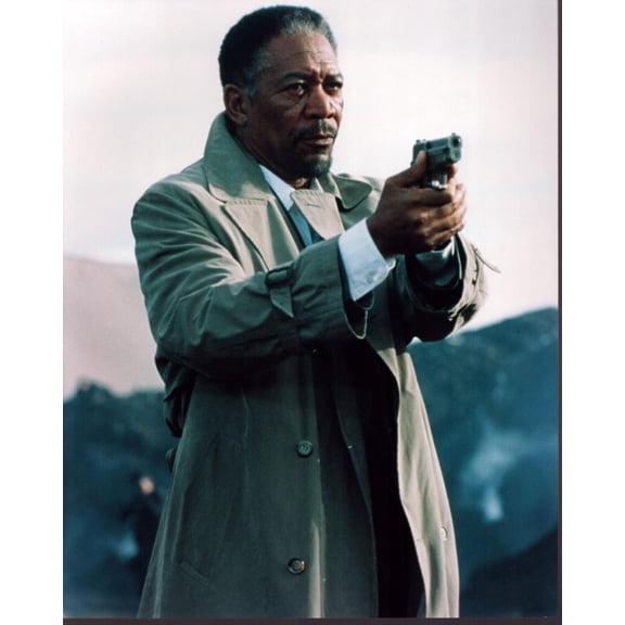 Morgan Freeman Holding Gun In Along Came A Spider Photo Print (16 x 20) - Item # MVM02991