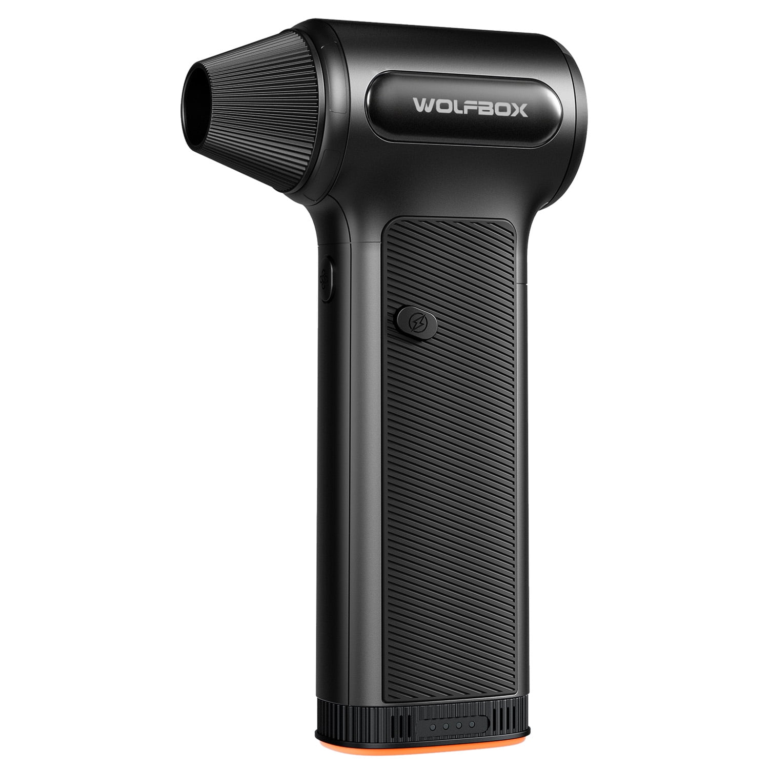 WOLFBOX Electric Air Duster DF200 with Removable Battery, Cordless Compressed Air Duster, Multi-Nozzle Cleaner for PC, Car & Home, Black