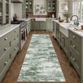 thumbnail image 7 of BERTHMEER 2'x8' Runner Rugs for Hallway Bathroom Kitchen Bedroom Entryway Non Skid Washable Abstract Green Modern Contemporary Runner Rugs, 7 of 7