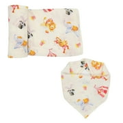 Swaddle & Bandana Bib Set - Circus