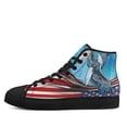 thumbnail image 3 of Native Pride High Top Canvas Shoes Sneakers Black Size 4.5, 3 of 7