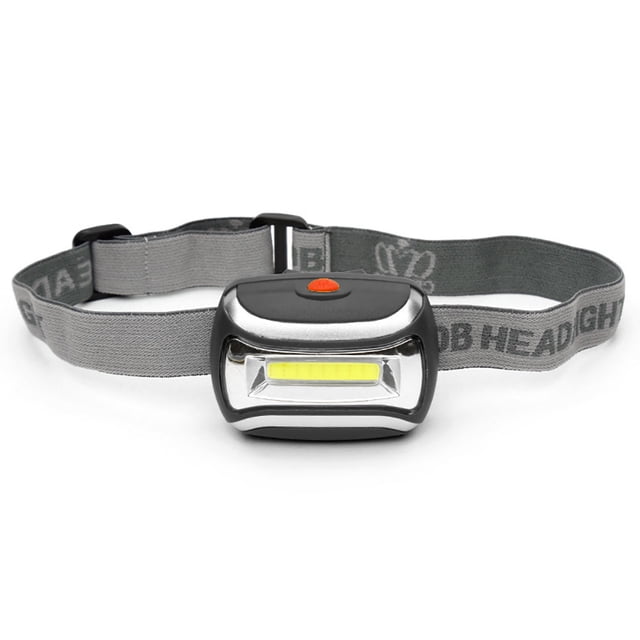 Riforla Phare COB Étanche 600 Lm Mini Lumière LED Extérieur Camping Randonnée Lampe Frontale Phare Noir