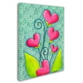 thumbnail image 2 of Trademark Fine Art 'Heart Bouquet' Canvas Art by Maureen Lisa Costello, 2 of 3