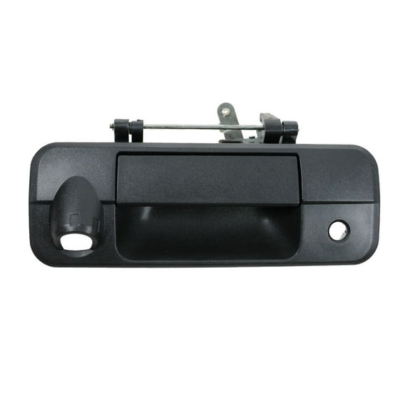 TRQ Tailgate Liftgate Handle Black Textured w/Rearview Camera Hole for Tundra DHA64598