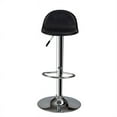 thumbnail image 4 of Poundex Tabouret de Bar Réglable en Hauteur 35 Pouces en Similicuir Noir (Ensemble de 2), 4 of 8