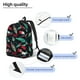 thumbnail image 3 of Balery Fishing Lure Mochila Clásica Impresa Básica para Viaje, Mochila Escolar Resistente al Agua, Mochila de Lona con Correas Ajustables-Small, 3 of 5